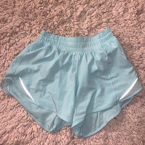 lululemon shorts light blue